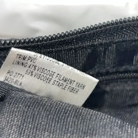 THE SAK Black Woven Knit Convertible Clutch Wristlet Small Bag - Picture 6 of 8